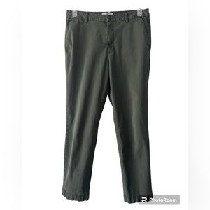 H&M LOGG Label of Graded Goods Chino Pants, Olive Green, Women’s 10
